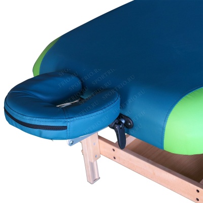Массажный стационарный стол DFC Nirvana Superior 2, бирюзовый/зеленый